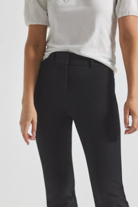 Black Crosby Crop Flare Trouser | Women's Pants by Derek Lam 10 Crosby