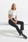 Black Crosby Crop Flare Trouser | Women's Pants by Derek Lam 10 Crosby