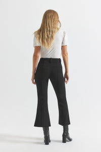 Black Dawson Crop Flare Trouser |  Women's Pants by Derek Lam 10 Crosby