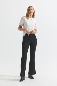 Black Dawson Flare Trouser |  Women's Pants by Derek Lam 10 Crosby