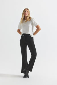 Black Dawson Flare Trouser |  Women's Pants by Derek Lam 10 Crosby