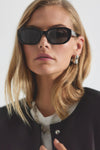 Fidela Angular Chunky Oversized Sunglasses | Women's Sunglasses by Derek Lam 10 Crosby