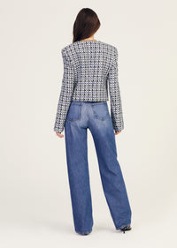 Marcel Fringe Tweed Jacket |  Women's Jacket by Derek Lam 10 Crosby