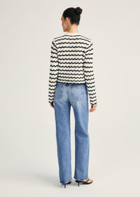 Noé Scalloped Cardigan |  Women's Sweater by Derek Lam 10 Crosby