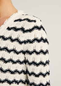 Noé Scalloped Cardigan |  Women's Sweater by Derek Lam 10 Crosby