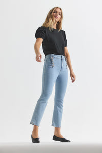 Dover Light Robertson Crop Flare Jeans |  Women's Denim by Derek Lam 10 Crosby