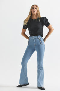 Dover Light Robertson Flare Jeans | Women's Pants by Derek Lam 10 Crosby