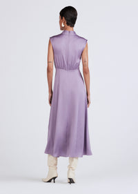 Dusk Tate Sleeveless Mock Neck Dress | Women's Dresses by Derek Lam 10 Crosby