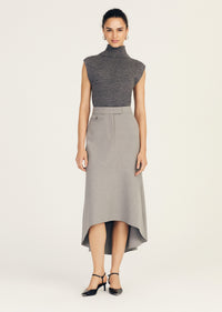 Contro Turtleneck Knit Vest |  Women's Top by Derek Lam 10 Crosby