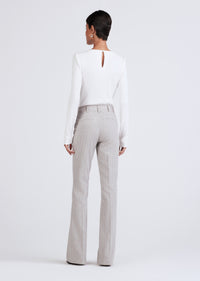 Grey-White Robertson Flare Trouser | Women's Pants by Derek Lam 10 Crosby