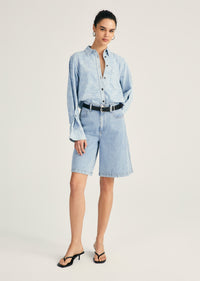 Wesley Denim Shirt |  Women's Top by Derek Lam 10 Crosby