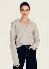 Samuel Reversible Quarter Zip Sweater |  Women's Sweater by Derek Lam 10 Crosby