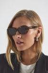 Fidela Angular Chunky Oval Sunglasses | Women's Sunglasses by Derek Lam 10 Crosby