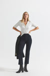 Midnight Crosby Crop Flare Trouser | Women's Pants by Derek Lam 10 Crosby