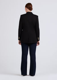 Midnight Walter Double Breasted Jacket | Women's Jacket by Derek Lam 10 Crosby