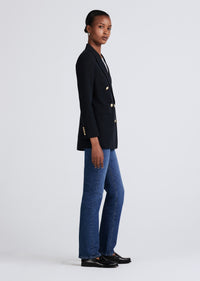 Midnight Walter Double Breasted Jacket | Women's Jacket by Derek Lam 10 Crosby