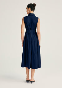 Florence Sleeveless Shirt Dress |  Women's Dress by Derek Lam 10 Crosby