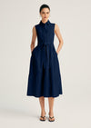 Florence Sleeveless Shirt Dress |  Women's Dress by Derek Lam 10 Crosby