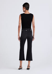 Noir Robertson Crop Flare Trouser | Women's Pants by Derek Lam 10 Crosby