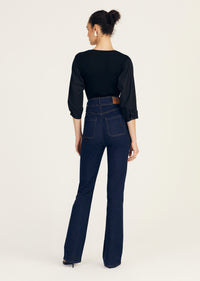 Charles High Rise Pocket Flare |  Women's Denim by Derek Lam 10 Crosby