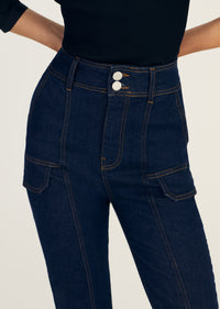 Charles High Rise Pocket Flare |  Women's Denim by Derek Lam 10 Crosby