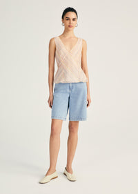 Alix Sleeveless V-Neck Top |  Women's Top by Derek Lam 10 Crosby