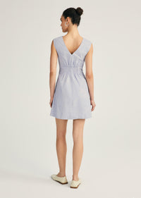 Concha Sleeveless V-Neck Dress |  Women's Dress by Derek Lam 10 Crosby