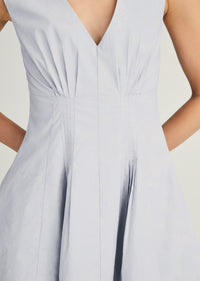 Concha Sleeveless V-Neck Dress |  Women's Dress by Derek Lam 10 Crosby