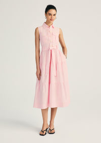 Florence Sleeveless Shirt Dress | Women's Dress by Derek Lam 10 Crosby