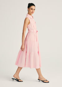 Florence Sleeveless Shirt Dress | Women's Dress by Derek Lam 10 Crosby