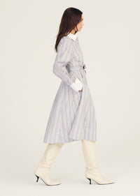 Alana Long Sleeve Shirt Dress |  Women's Dress by Derek Lam 10 Crosby