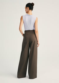 Juliana Wide Leg Pleat Front Trouser |  Women's Pants by Derek Lam 10 Crosby