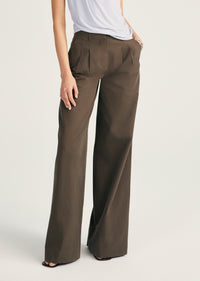 Juliana Wide Leg Pleat Front Trouser |  Women's Pants by Derek Lam 10 Crosby