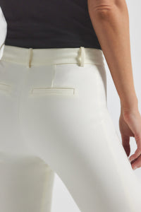 Soft White Crosby Crop Flare Trouser |  Women's Pants by Derek Lam 10 Crosby