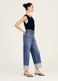 Simona Cuffed Straight Leg |  Women's Denim by Derek Lam 10 Crosby