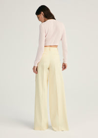 Carter Wide Leg Button Detail Trouser |  Women's Pants by Derek Lam 10 Crosby