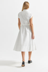  White Kayla Dress |  Women's Dress by Derek Lam 10 Crosby