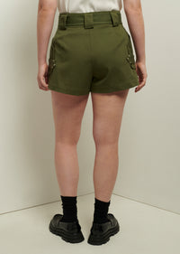 Fatigue Monterey Belted Short | Women's Short by Derek Lam 10 Crosby