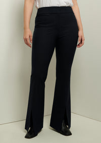 Midnight Maeve Front Slit Trouser | Women's Pant by Derek Lam