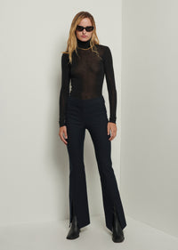 Midnight Maeve Front Slit Trouser | Women's Pant by Derek Lam