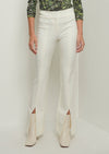 Soft White Maeve Front Slit Trouser | Women's Pant by Derek Lam 10 Crosby