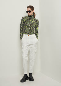 Washed White Elian Utility Pant | Women's Pants by Derek Lam 10 Crosby