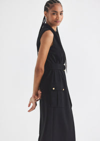 Black Alana Utility Dress |  Women's Dress by Derek Lam 10 Crosby