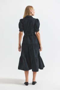 Black Buffy Utility Dress | Women's Dress by Derek Lam 10 Crosby