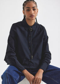 Midnight Aria Shirt |  Women's Top by Derek Lam 10 Crosby